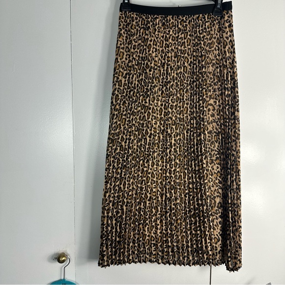 Good Heart leopard  pleated fabric  size S - Picture 7 of 13